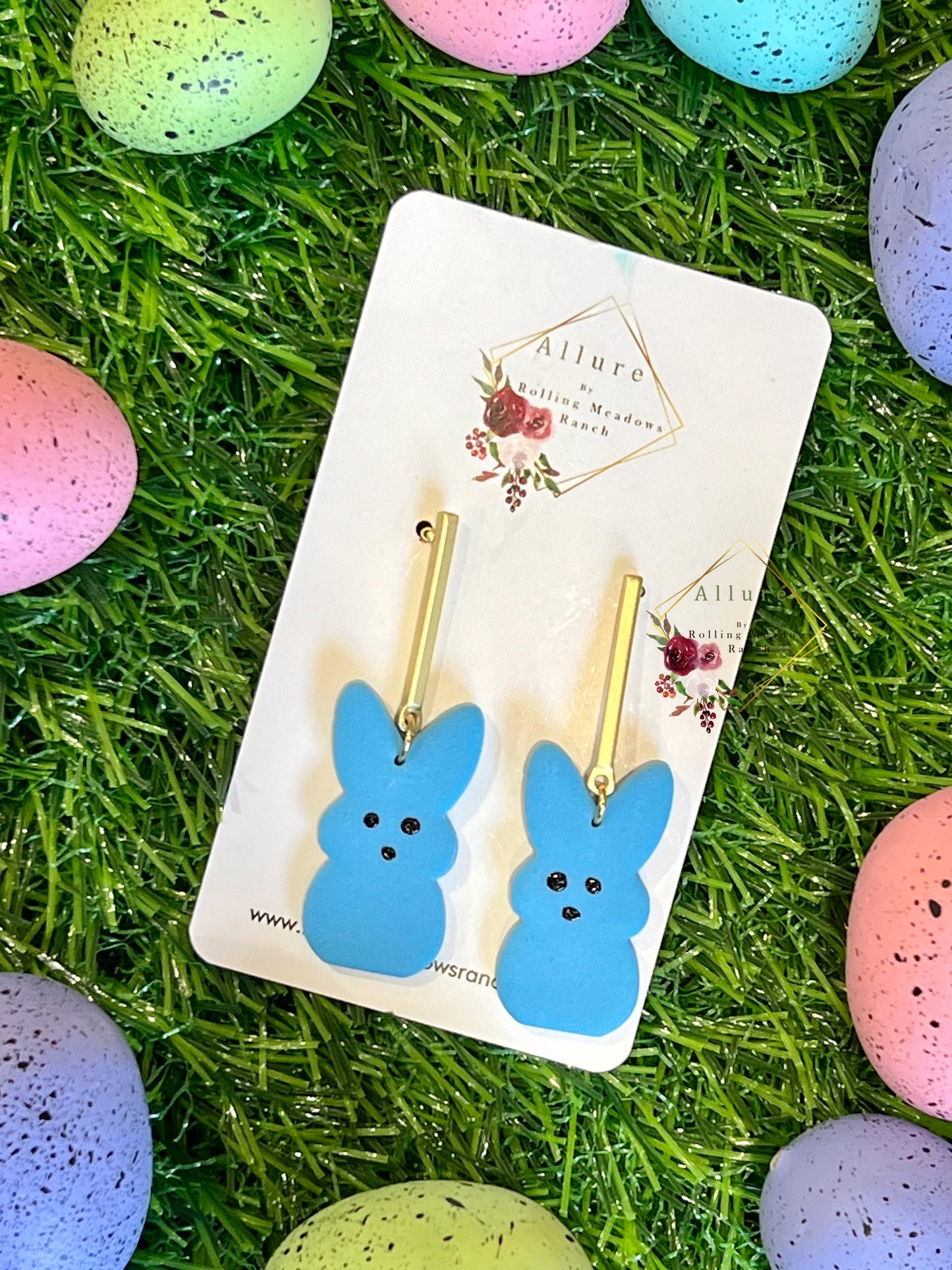 Marshmallow Bunny Dangles