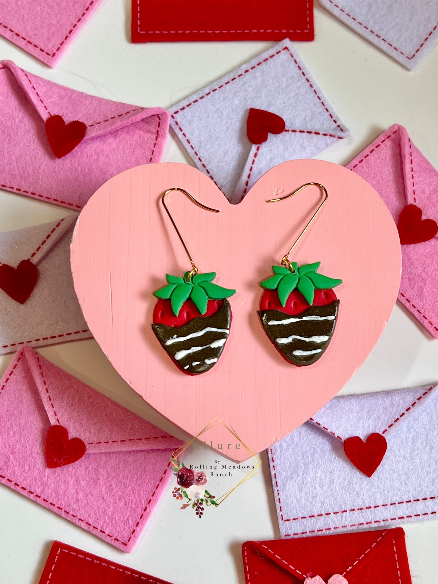 Chocolate Covered Strawberry Dangle