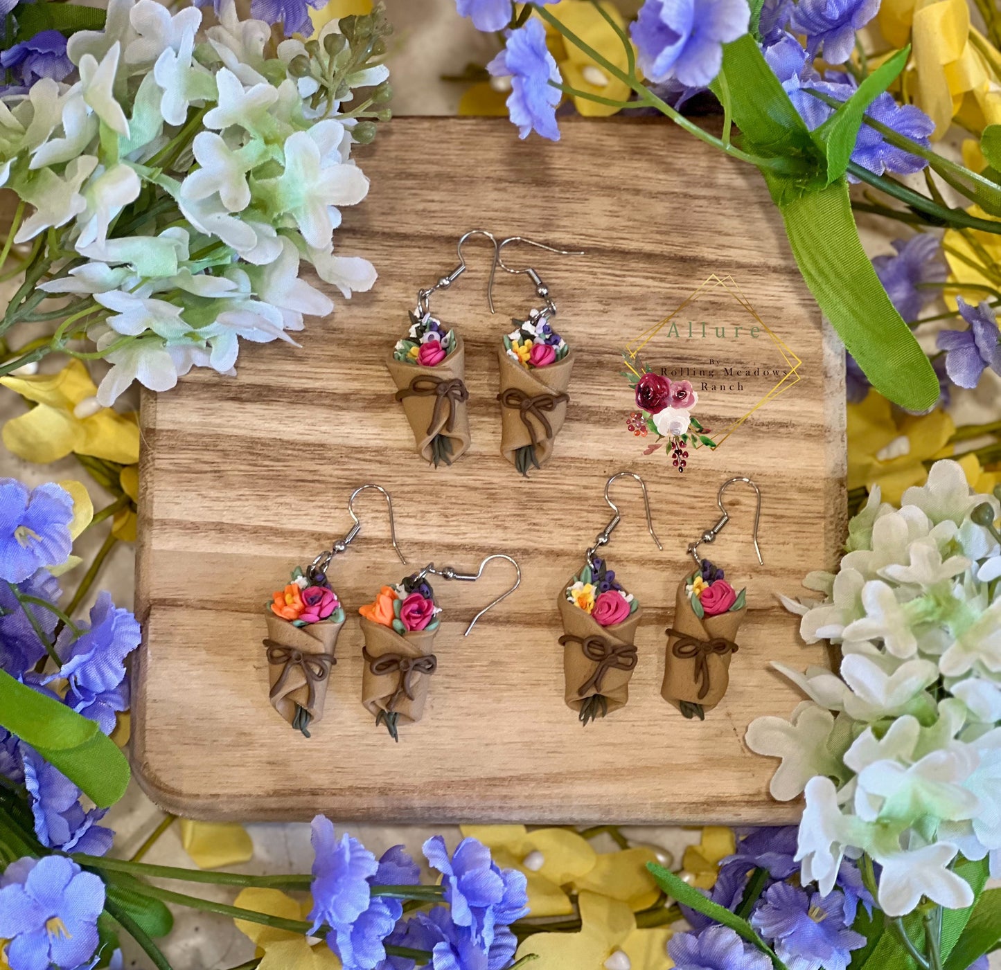 Flower Bouquet Dangles