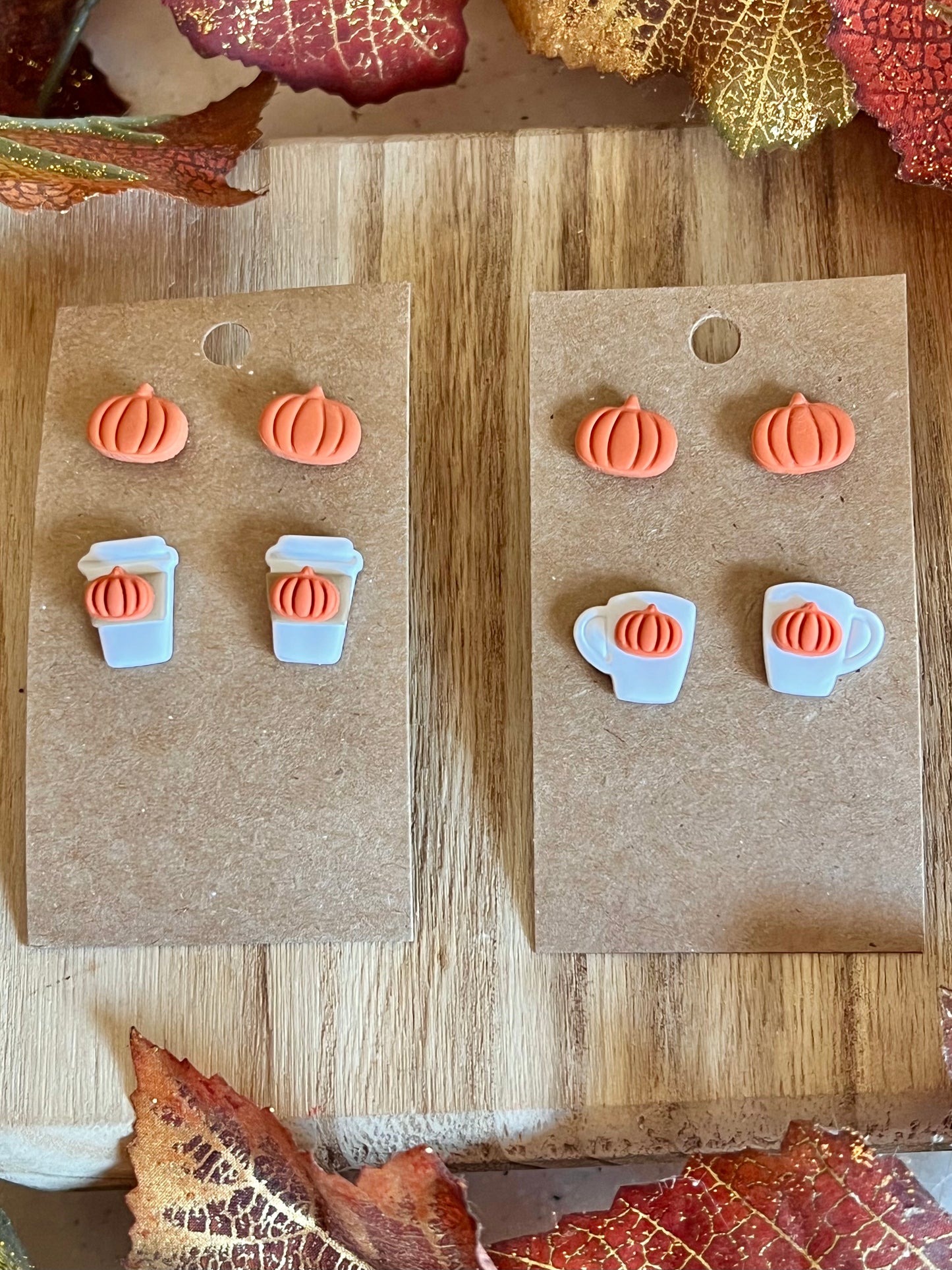 Pumpkin Spice Stud Set