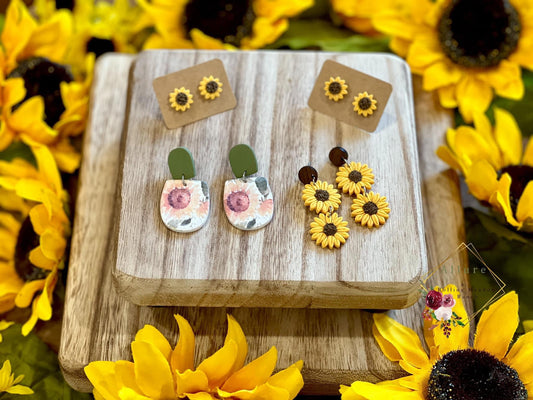 Sunflower Studs